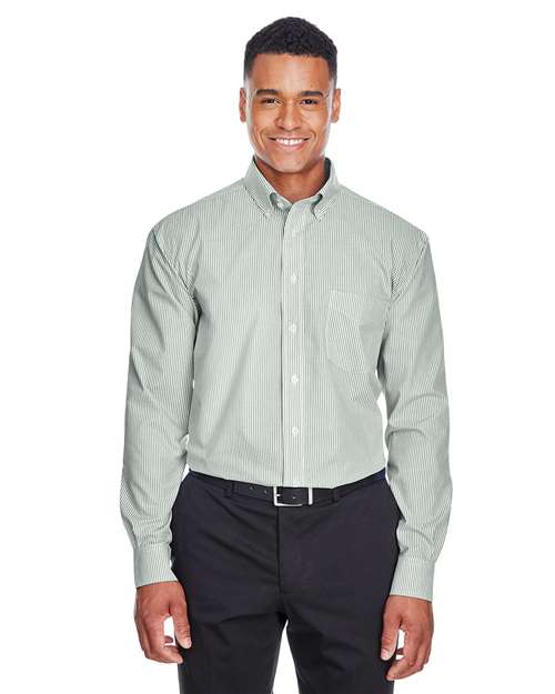Crown Collection® Banker Stripe Woven Dress Shirt