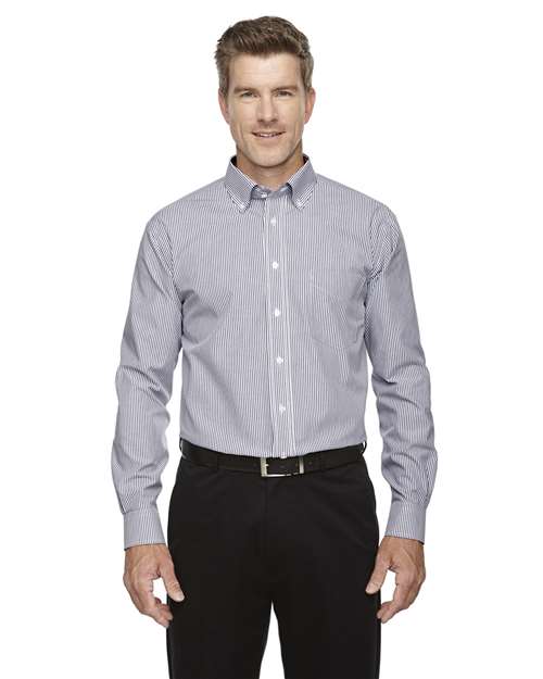 Crown Collection® Banker Stripe Woven Dress Shirt