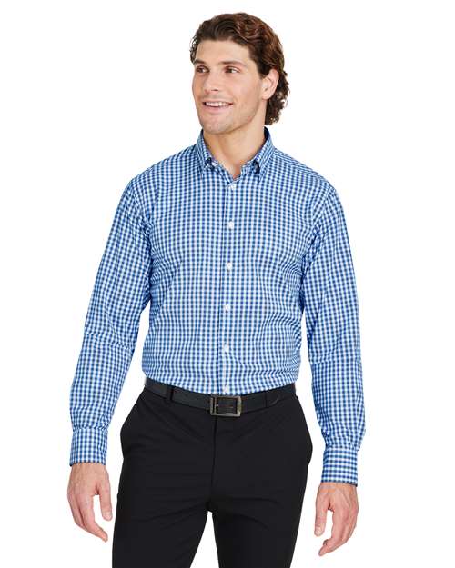 CrownLux Performance® Gingham Dress Shirt