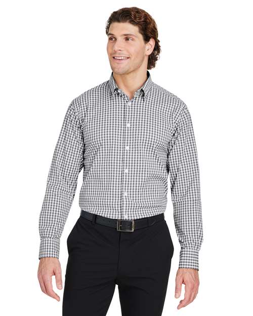 CrownLux Performance® Gingham Dress Shirt
