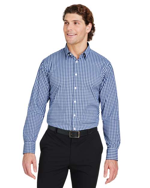 CrownLux Performance® Gingham Dress Shirt