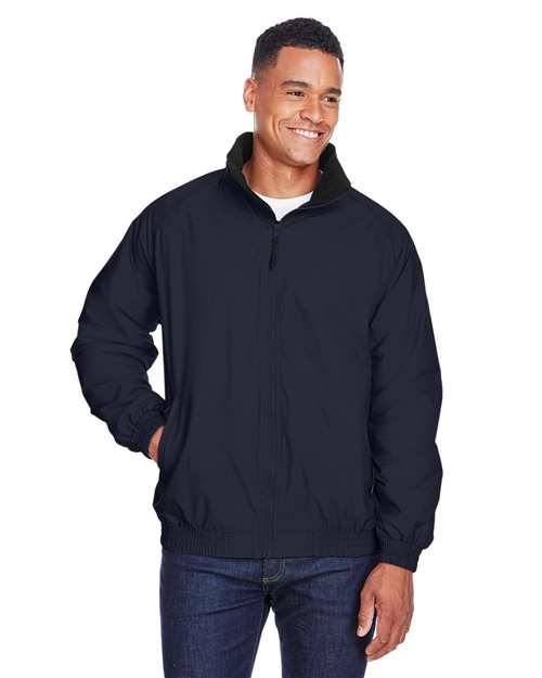 Fleece Lined Nylon Jacket