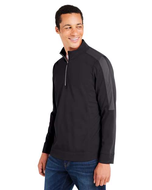 Market Snag Protect Mesh Colorblock Quarter-Zip Pullover