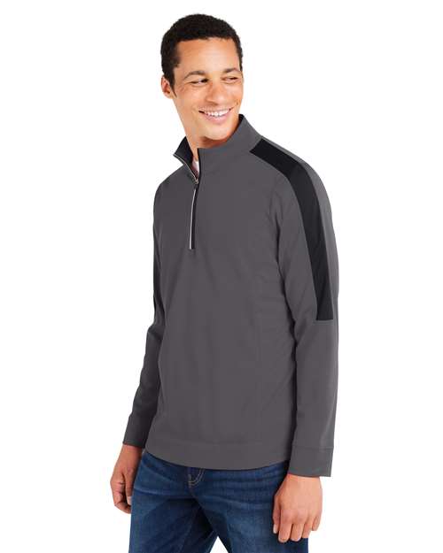 Market Snag Protect Mesh Colorblock Quarter-Zip Pullover