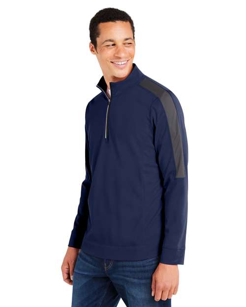 Market Snag Protect Mesh Colorblock Quarter-Zip Pullover