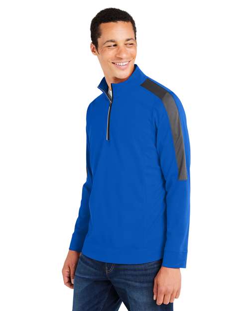 Market Snag Protect Mesh Colorblock Quarter-Zip Pullover