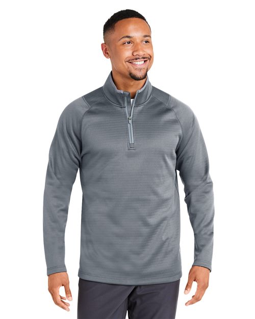 Waffle Fleece Quarter-Zip Pullover