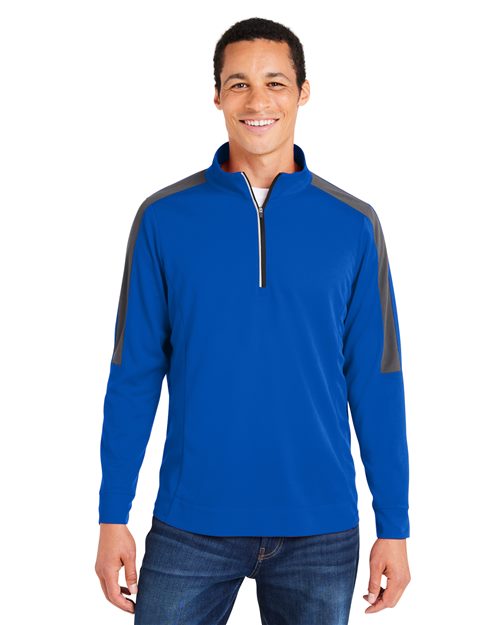 Market Snag Protect Mesh Colorblock Quarter-Zip Pullover
