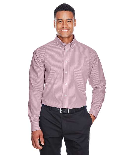 Crown Collection® Banker Stripe Woven Dress Shirt