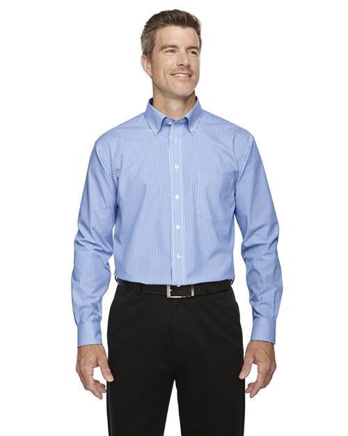 Crown Collection® Banker Stripe Woven Dress Shirt